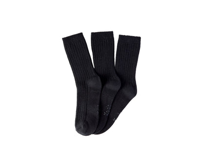 Women 3 Pk Crew Boot Socks Black - Keds