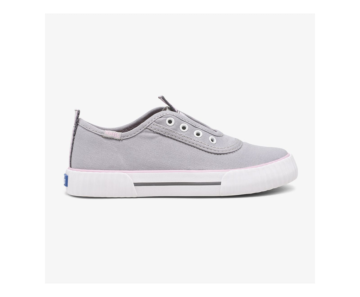 Girls Big Kid's Topkick Washable Slip On Grey - Keds
