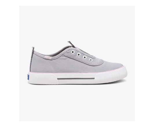 Girls Big Kid's Topkick Washable Slip On Grey - Keds