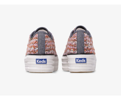 Women Triple Up Boucle Pink Multi - Keds