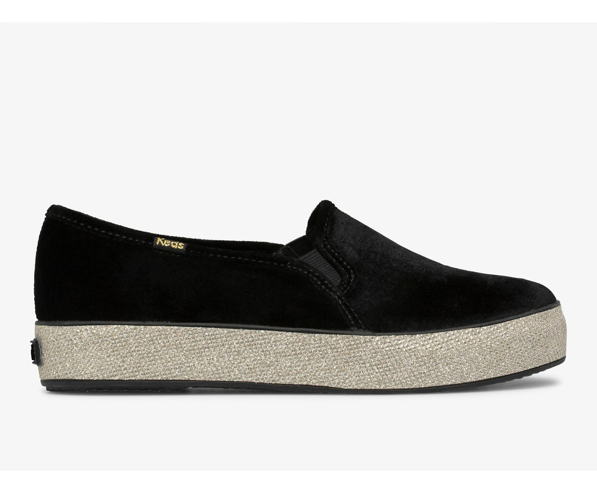 Women Triple Decker Dazzle Black - Keds