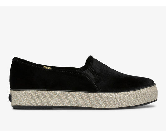 Women Triple Decker Dazzle Black - Keds