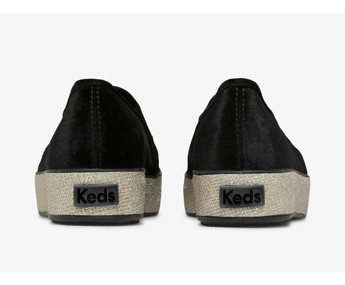 Women Triple Decker Dazzle Black - Keds