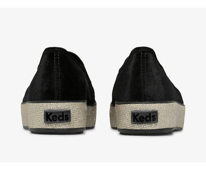 Women Triple Decker Dazzle Black - Keds