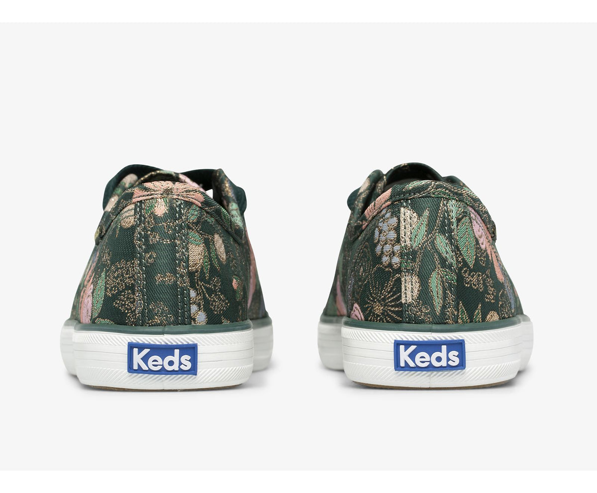 Women Keds x Rifle Paper Co. Kickstart Big Eyelet Green Multi - Keds