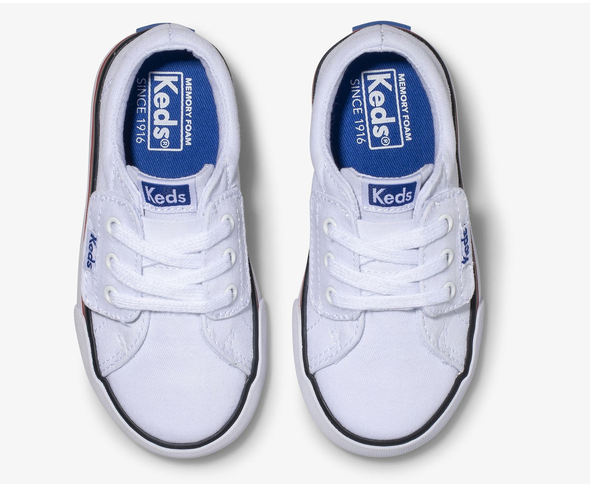 Girls|Boys Big Kid's Jump Kick Jr Canvas White - Keds