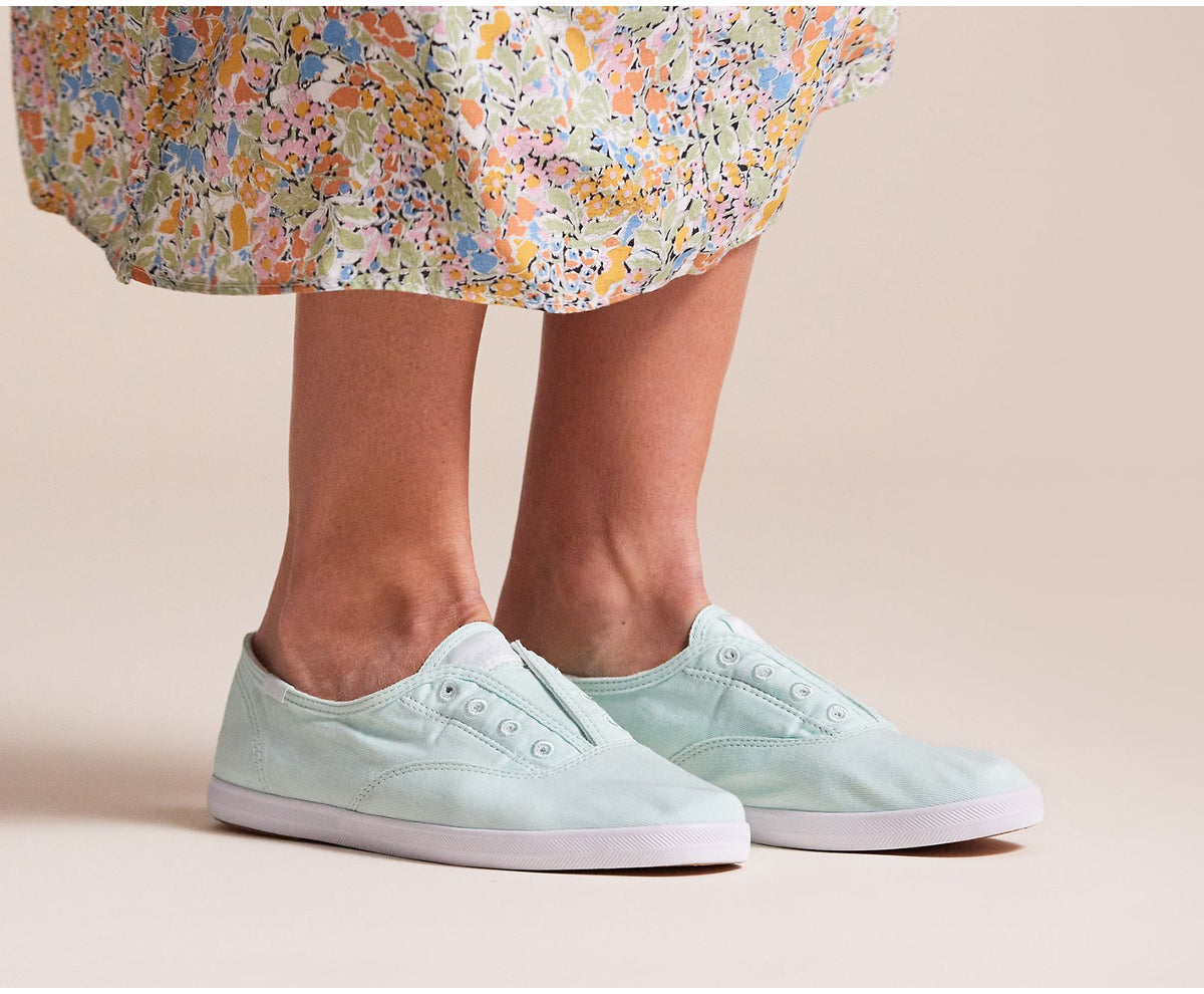 Women Chillax Washable Feat. Organic Cotton Light Teal - Keds