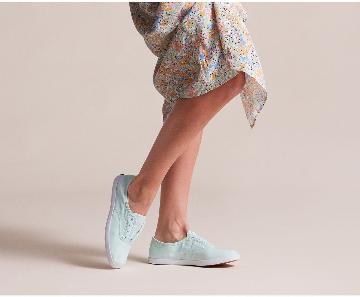Women Chillax Washable Feat. Organic Cotton Light Teal - Keds
