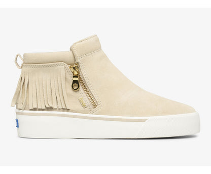 Women Cooper Zip Fringe Suede Sand - Keds