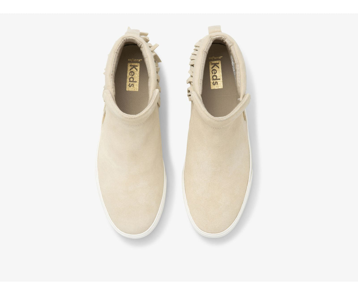 Women Cooper Zip Fringe Suede Sand - Keds