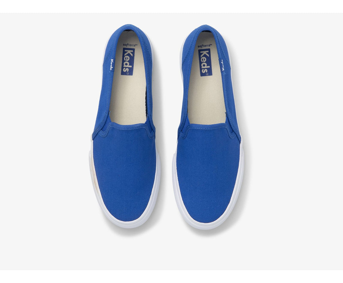 Women Double Decker Feat. Organic Cotton Bright Blue - Keds