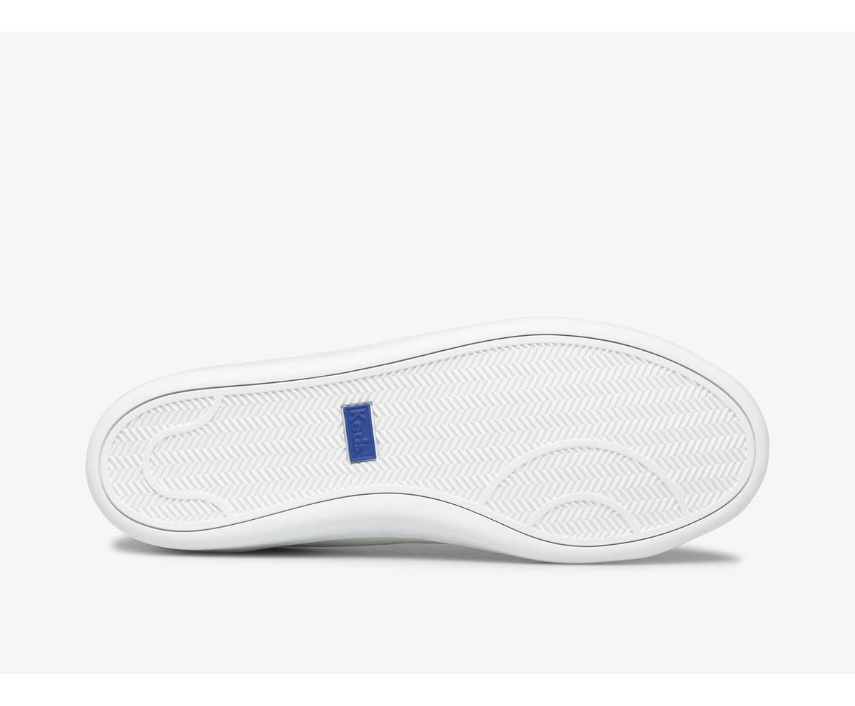 Women Ace Leather Wavy Print White Multi - Keds
