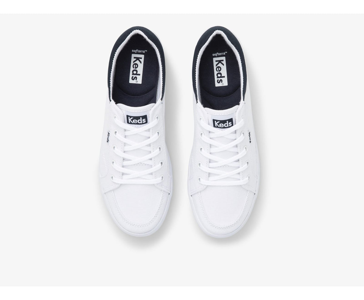 Women Center II Canvas White Navy - Keds