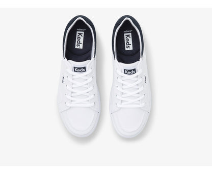 Women Center II Canvas White Navy - Keds