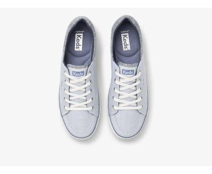 Women Center II Chambray Stripe Blue - Keds