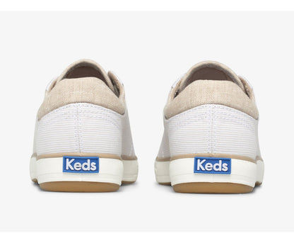 Women Center II Chambray Stripe Beige - Keds