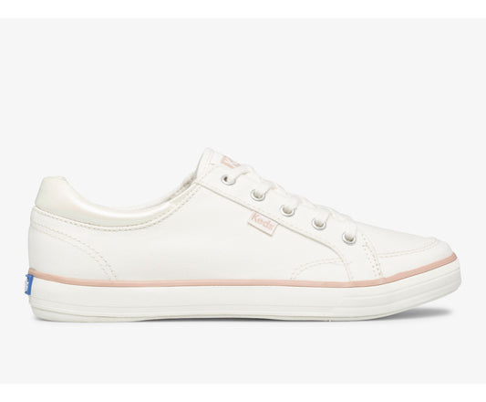Women Center II Iridescent Canvas Cream - Keds