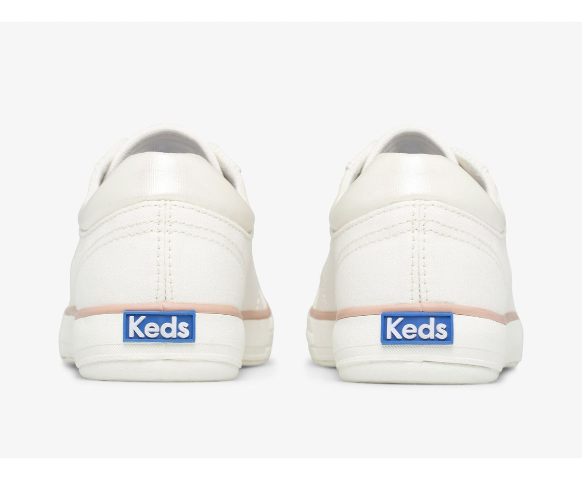 Women Center II Iridescent Canvas Cream - Keds