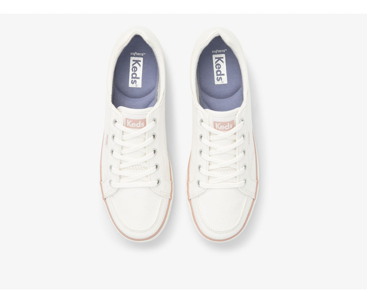 Women Center II Iridescent Canvas Cream - Keds