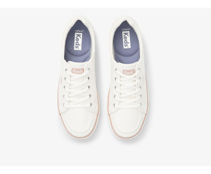 Women Center II Iridescent Canvas Cream - Keds