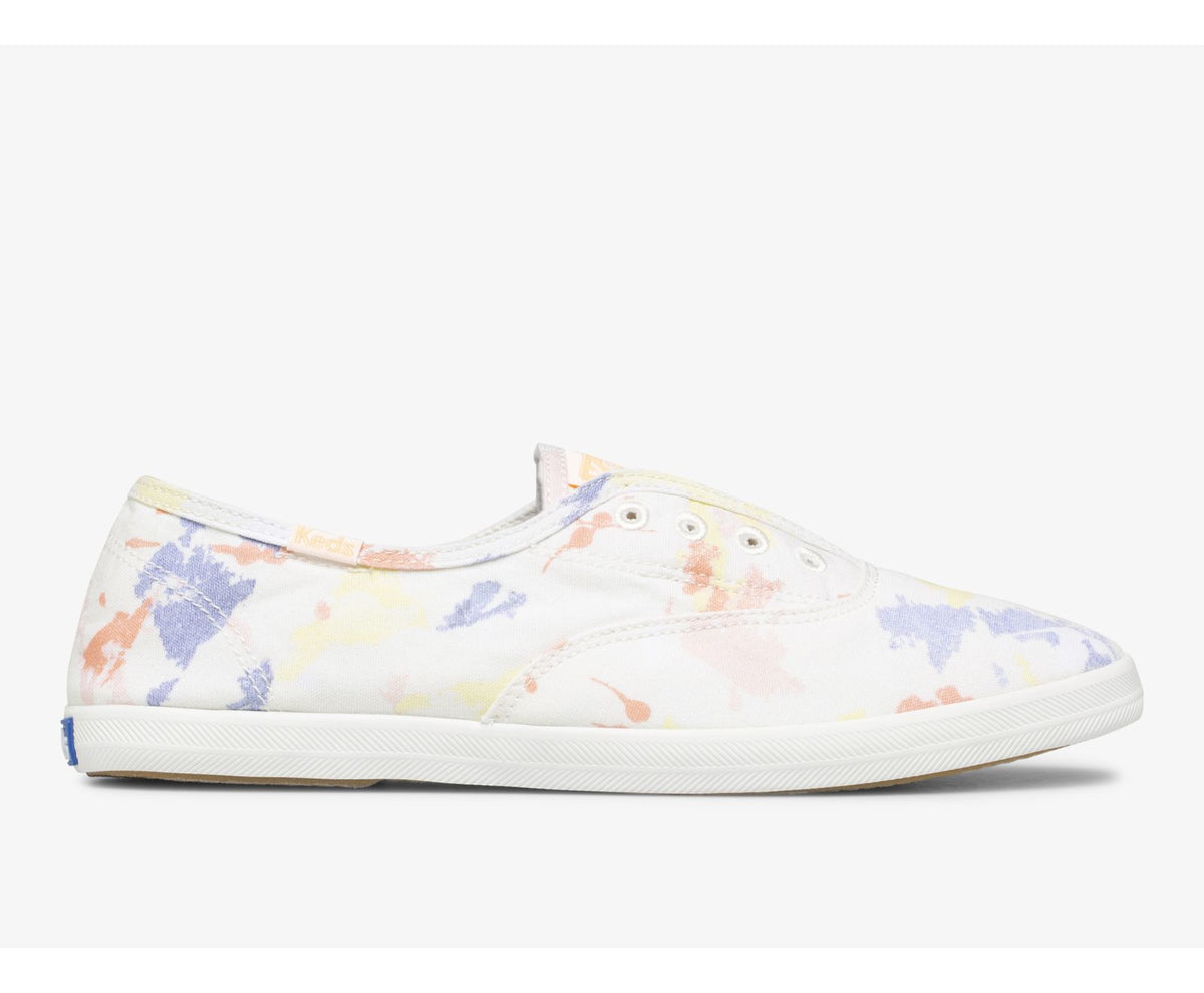 Women Chillax Splatter Twill White Peach - Keds