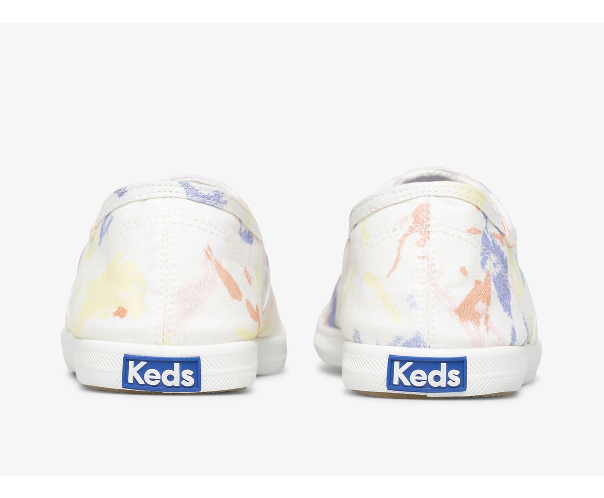 Women Chillax Splatter Twill White Peach - Keds