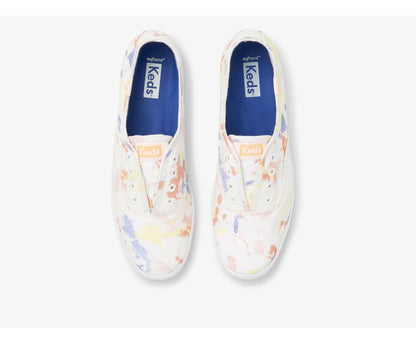 Women Chillax Splatter Twill White Peach - Keds