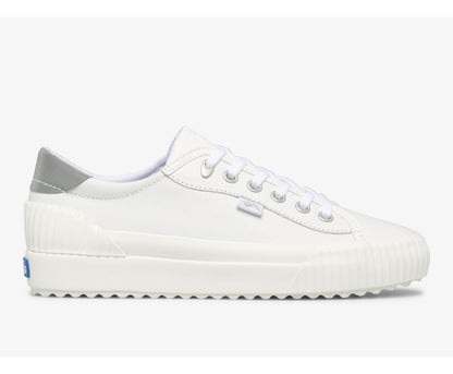 Women Demi TRX Leather White Silver - Keds