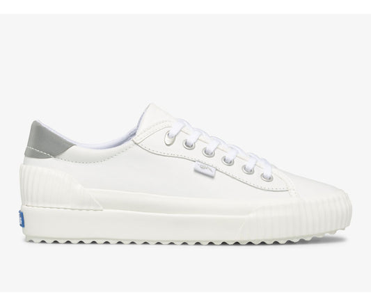 Women Demi TRX Leather White Silver - Keds