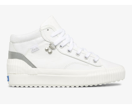 Women Demi TRX Mid Leather White Silver - Keds