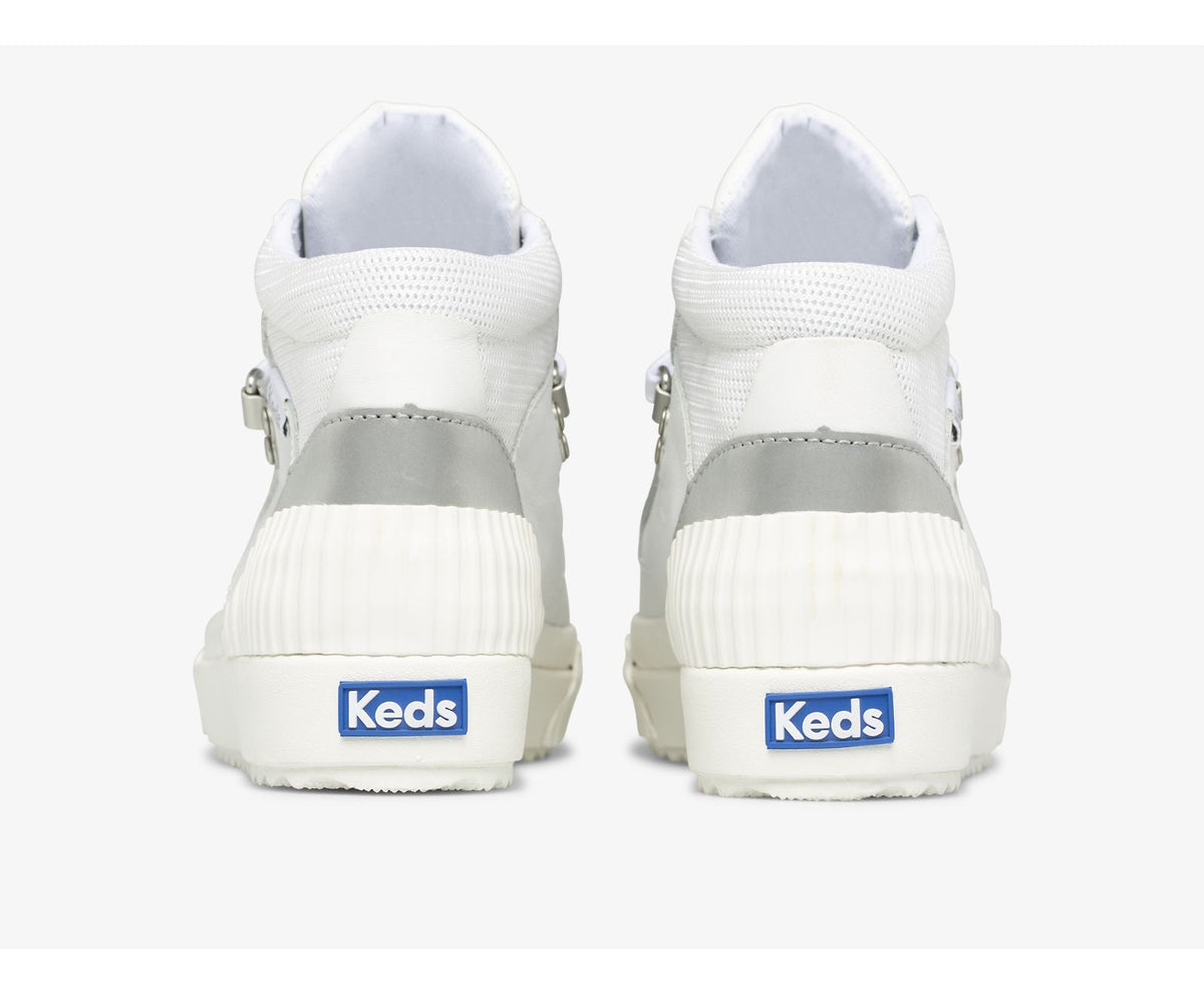 Women Demi TRX Mid Leather White Silver - Keds