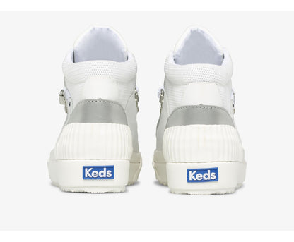 Women Demi TRX Mid Leather White Silver - Keds