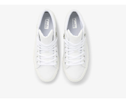 Women Demi TRX Mid Leather White Silver - Keds