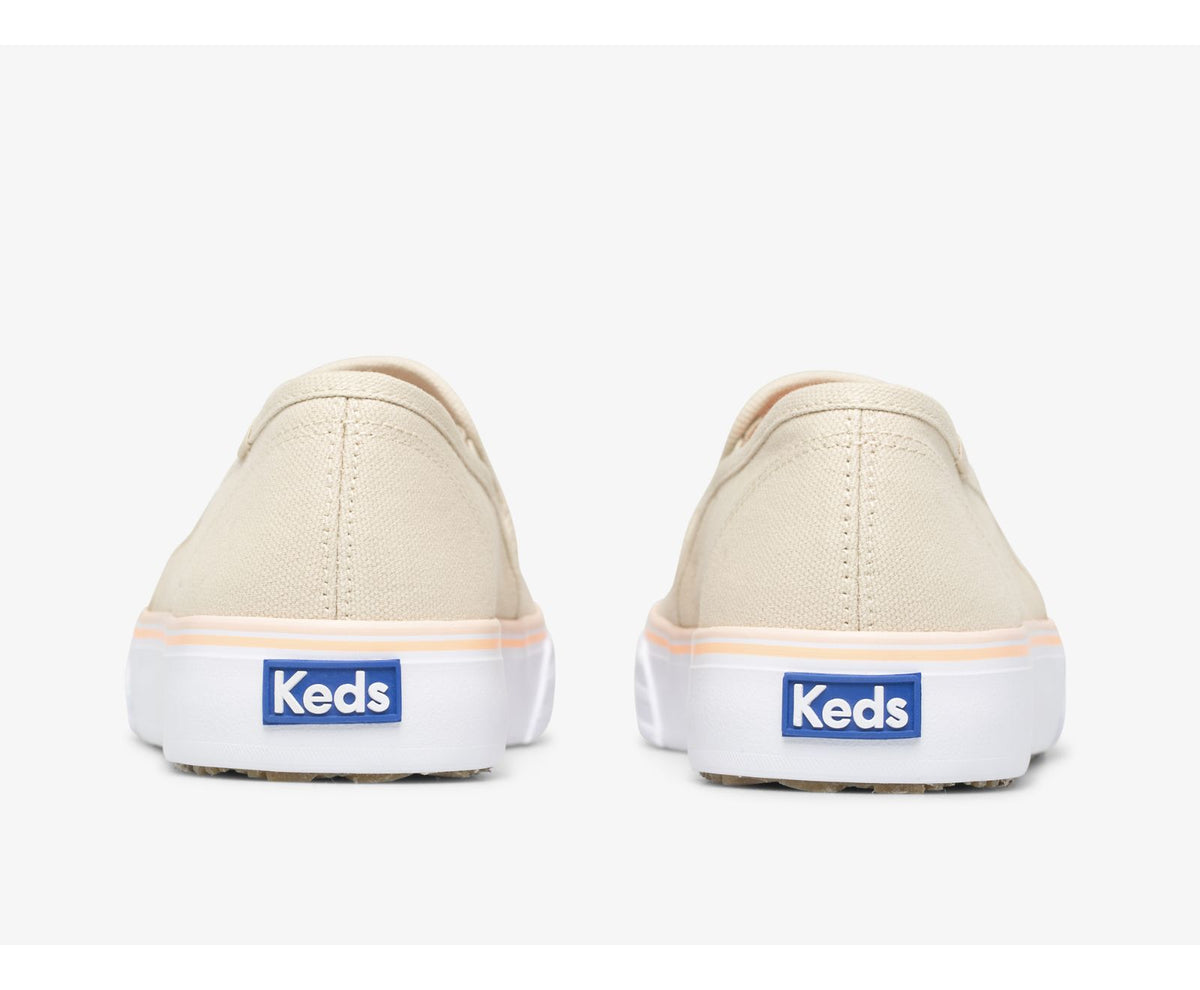 Women Double Decker Canvas Washable Beige - Keds