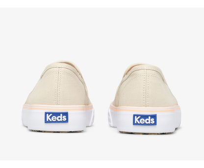 Women Double Decker Canvas Washable Beige - Keds
