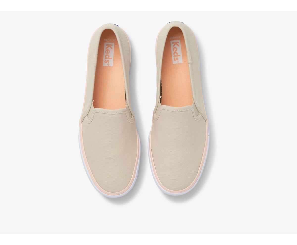 Women Double Decker Canvas Washable Beige - Keds