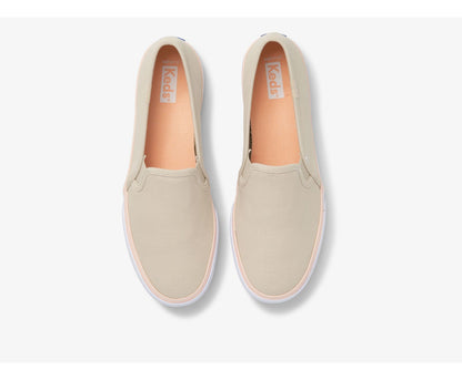 Women Double Decker Canvas Washable Beige - Keds
