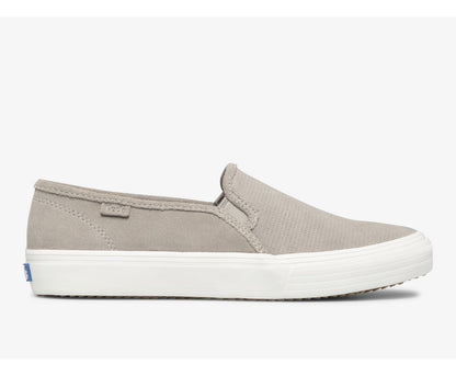 Women Double Decker Perf Suede Grey - Keds