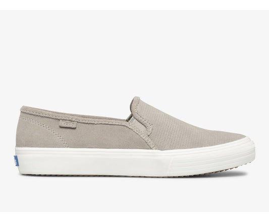 Women Double Decker Perf Suede Grey - Keds