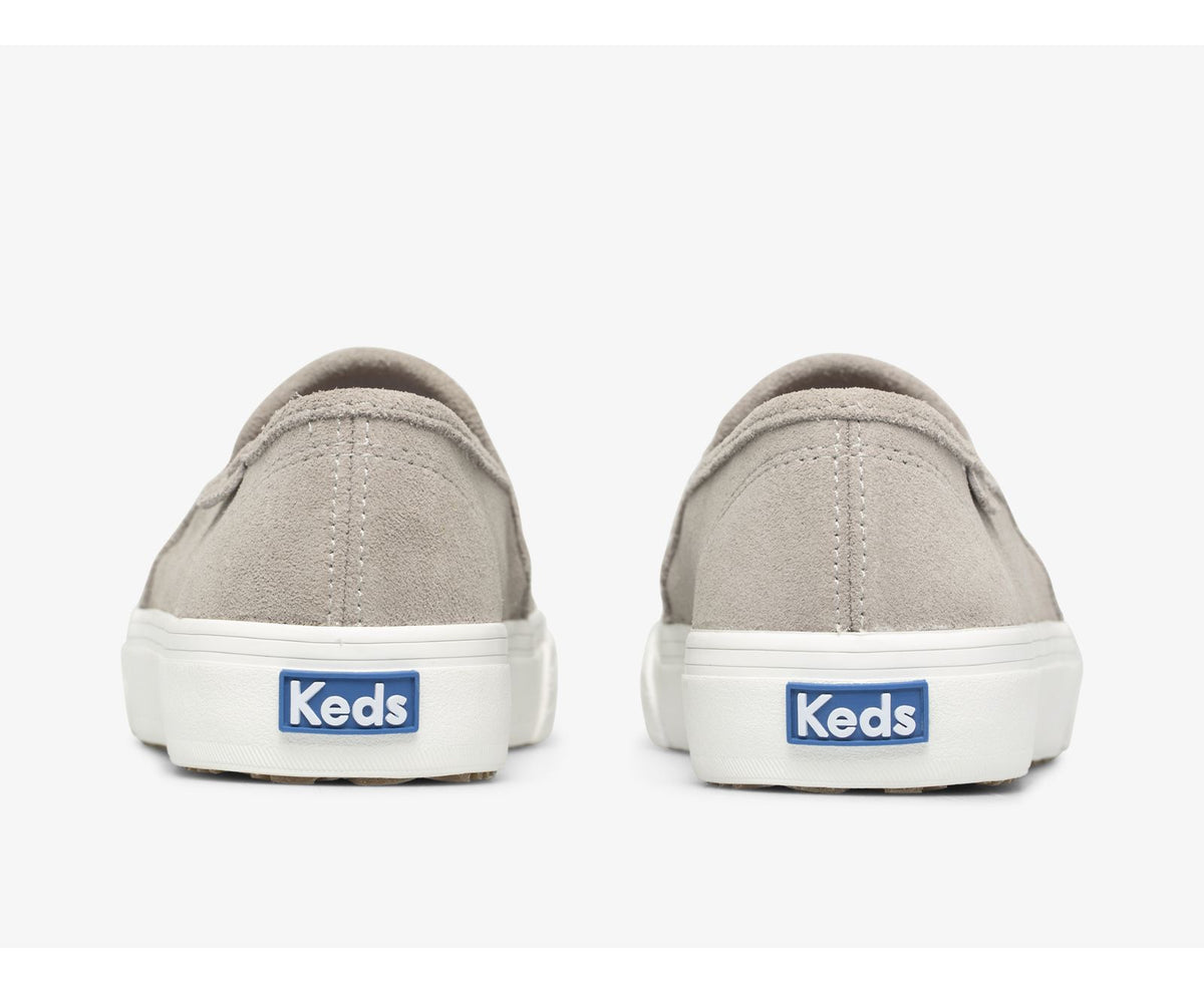 Women Double Decker Perf Suede Grey - Keds