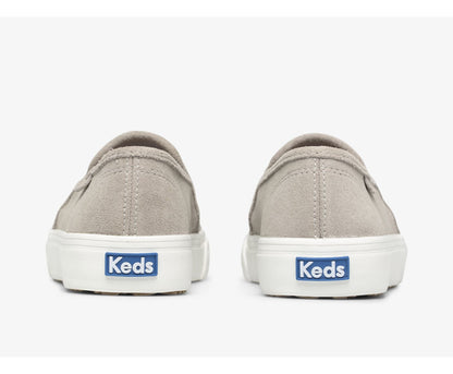 Women Double Decker Perf Suede Grey - Keds
