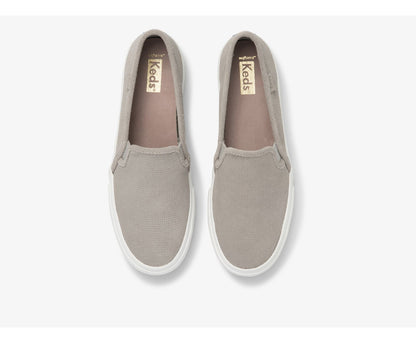Women Double Decker Perf Suede Grey - Keds