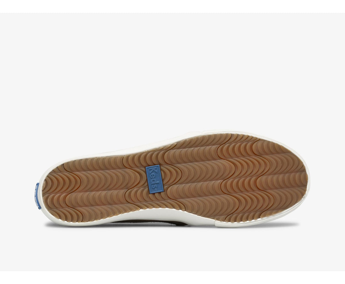 Women Double Decker Perf Suede Taupe - Keds