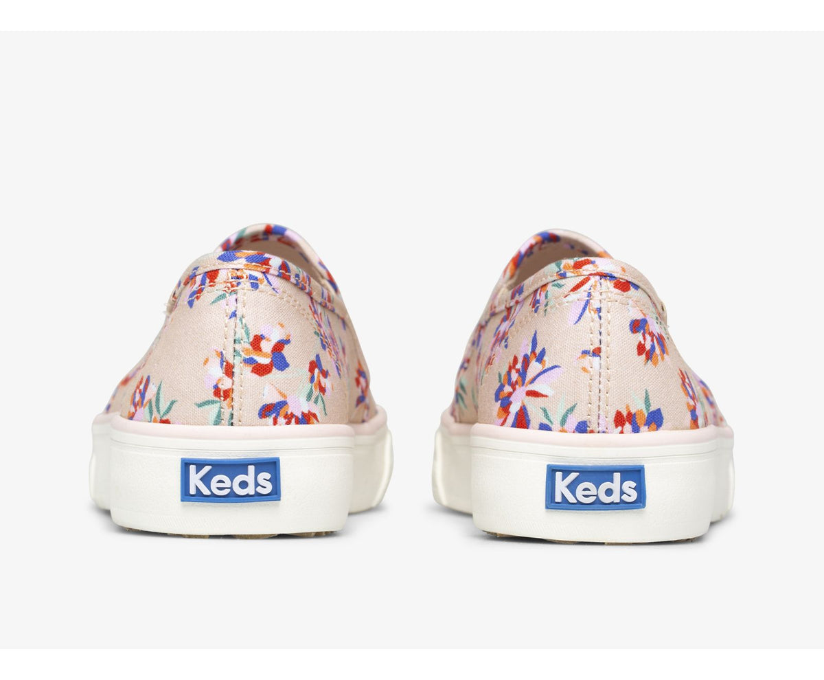 Women Double Decker Spring Floral Tan - Keds