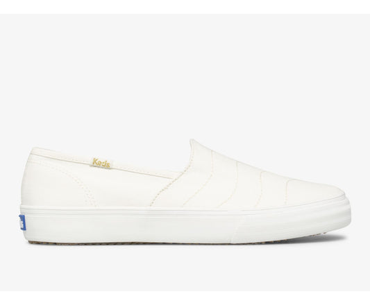 Women Double Decker Wave Canvas Cream - Keds