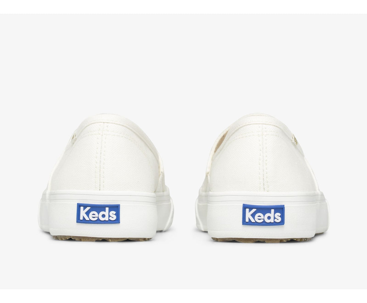 Women Double Decker Wave Canvas Cream - Keds