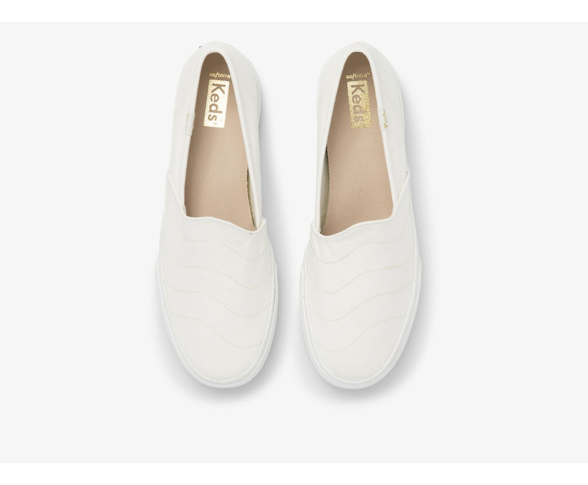 Women Double Decker Wave Canvas Cream - Keds
