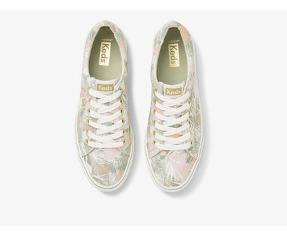 Women Jump Kick Palm Canvas Green Multi - Keds