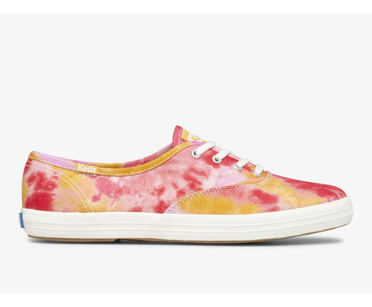 Women Champion Canvas Tie Dye Pink Orange - Keds