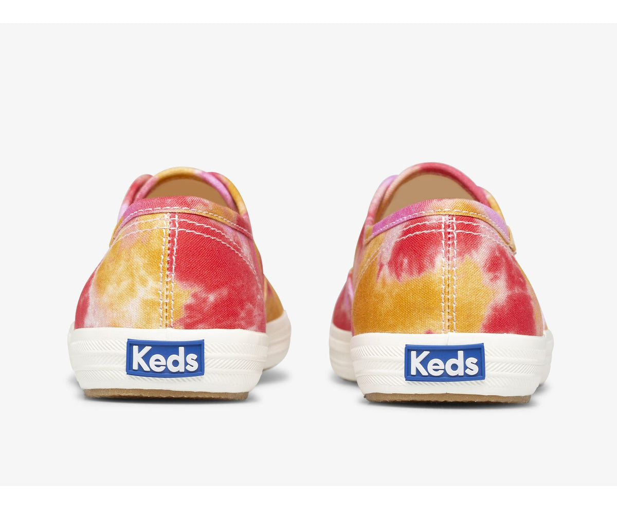 Women Champion Canvas Tie Dye Pink Orange - Keds